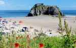 St Catherines Island Tenby poppies copy