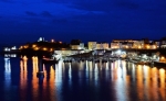 Tenby Evening over harbour 2
