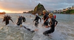 Ironman sunrise swin